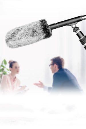 YELANGU YLG9933A MIC07 Microfono professionale per video shotgun a condensatore per interviste con adattatore audio da 6,5 mm e cavo audio RXL da 3,5 mm