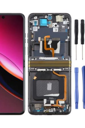 For Motorola Razr 40 Ultra XT2321-3 XT2321-1 XT2321-2 Original LCD Screen Digitizer Full Assembly with Frame, For Motorola Razr 40 Ultra(Original)