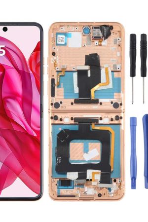 For Motorola Razr+ 2024 Original LCD Screen Digitizer Full Assembly with Frame, For Motorola Razr+ 2024(Original)