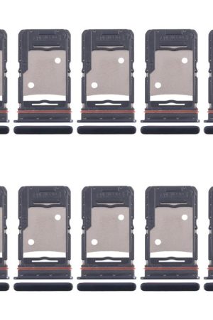 For Tecno Camon 18P 10pcs Original SIM Card Tray + SIM Card Tray + Micro SD Card Tray, For Tecno Camon 18 P(10pcs)