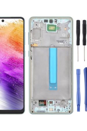 For Samsung Galaxy A73 5G SM-A736B OLED LCD Screen Digitizer Full Assembly with Frame, For Samsung Galaxy A73 5G