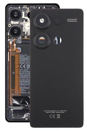 For Xiaomi Redmi Note 13 Pro 4G OEM Back Cover with Camera Lens Cover, For Xiaomi Redmi Note 13 Pro 4G(with Camera Lens Cover)