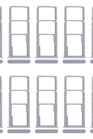 For Realme Note 50 RMX3834 10pcs Original SIM Card Tray + SIM Card Tray + Micro SD Card Tray, For Realme Note 50 (Original)