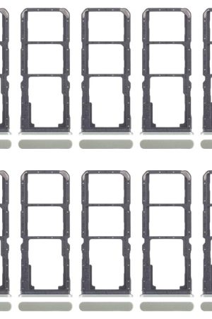 For Realme C67 5G 10pcs Original SIM Card Tray + SIM Card Tray + Micro SD Card Tray, For Realme C67 5G(Original)