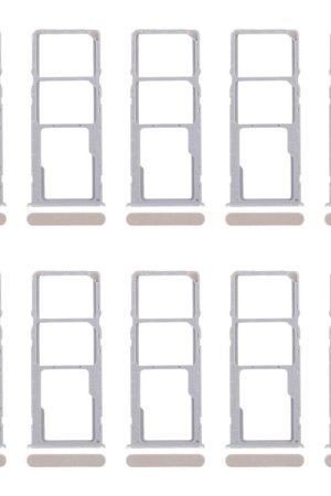 For Realme Narzo N53 4G 10pcs Original SIM Card Tray + SIM Card Tray + Micro SD Card Tray, For Realme Narzo N53 4G (Original)