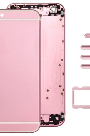 Cover assemblata completa per iPhone 6, inclusa cover posteriore, vassoio per schede, tasto di controllo del volume, pulsante di accensione e interruttore di disattivazione dell'audio, tasto vibrante, For iPhone 6(with side kyes)