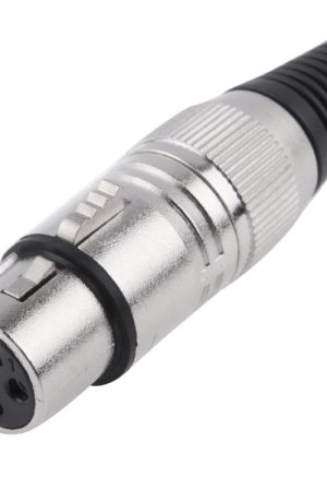 Adattatore connettore per microfono a spina femmina XLR a 3 pin
