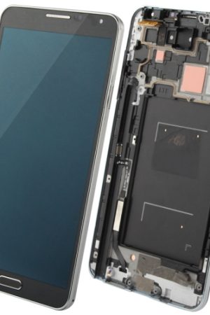 LCD originale 3 in 1 + cornice + touch pad per Galaxy Note III / N9005, 4G LTE, For Samsung Galaxy Note III (Frame)