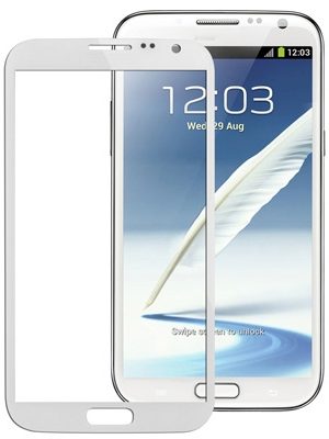Per Galaxy Note II / N7100 Lente in vetro esterno dello schermo anteriore originale, For Galaxy Note II