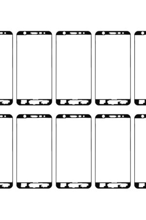 Per Galaxy J7 Prime / G610 10 pezzi adesivo per alloggiamento anteriore