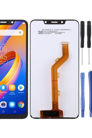 Schermo LCD e digitalizzatore assemblaggio completo per Tecno Spark 3 KB7, For Tecno Spark 3