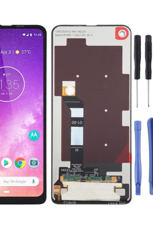 Schermo LCD e digitalizzatore assemblaggio completo per Motorola One Vision, For Moto One Vision