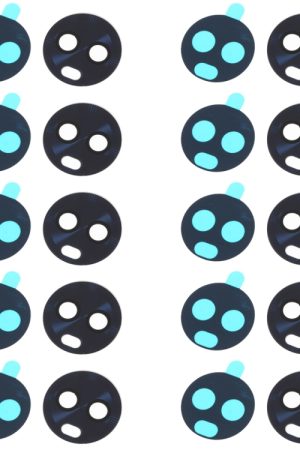 Obiettivo della fotocamera posteriore da 10 PC per Motorola Moto G6 Play