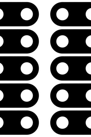 Per Vivo Y85 Obiettivo per fotocamera posteriore da 10 pezzi