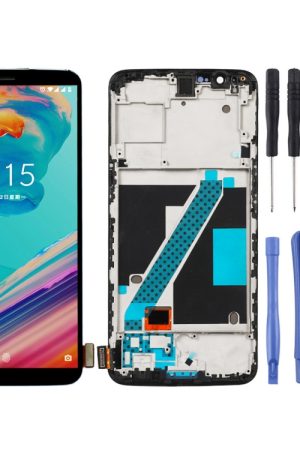 Per Oneplus 5T A5010 Digitizer assemblaggio completo con schermo LCD OEM con cornice, For Oneplus 5T