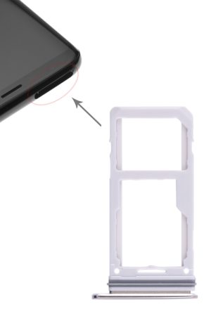 Per Galaxy S8 / S8+ 2 Vassoio scheda SIM / Vassoio scheda Micro SD, For Galaxy S8 / S8+, For Samsung Galaxy S8(Double), For Galaxy S8 / S8+ (2 SIM)