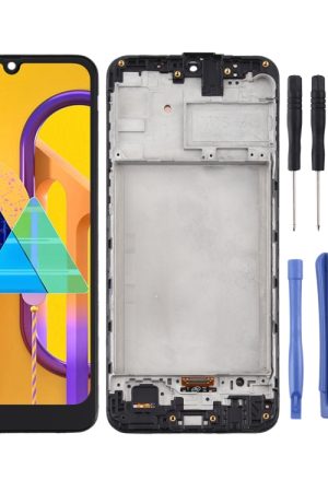 Schermo LCD in materiale TFT e digitalizzatore assemblaggio completo con cornice per Samsung Galaxy M30s, For Samsung Galaxy M30s (TFT)