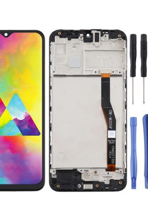 Schermo LCD in materiale TFT e digitalizzatore assemblaggio completo con cornice per Samsung Galaxy M20, For Samsung Galaxy M20(TFT)