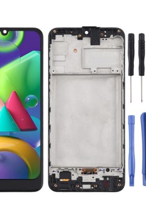 Schermo LCD in materiale TFT e digitalizzatore assemblaggio completo con cornice per Samsung Galaxy M21 / SM-M215, For Samsung Galaxy M21(TFT)