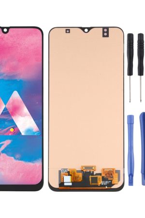 Schermo LCD OLED per Samsung Galaxy M30 SM-M305 con assemblaggio completo di digitalizzatore