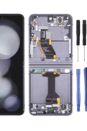 Per Samsung Galaxy Z Flip5 SM-F731 Digitalizzatore schermo LCD originale assemblaggio completo con cornice, For Samsung Galaxy Z Flip5
