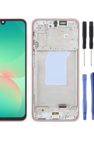 For Samsung Galaxy A26 SM-A266B 6.66 inch OLED LCD Screen Digitizer Full Assembly with Frame