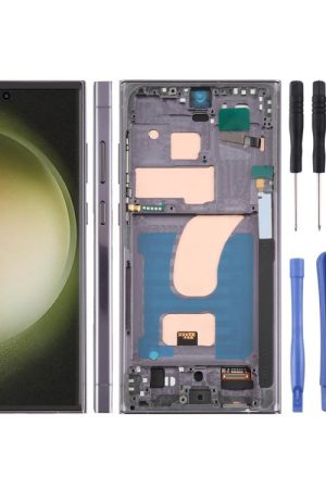 For Samsung Galaxy S23 Ultra SM-S918B 6.72 inch TFT LCD Screen Digitizer Full Assembly with Frame, Not Supporting Fingerprint Identification, For Samsung Galaxy S23 Ultra SM-S918B 6.72 inch(Not Fingerprint)