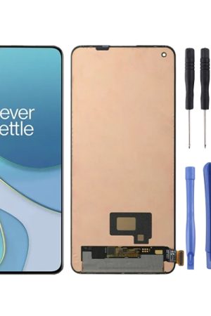 Schermo LCD TFT per OnePlus 8T 5G KB2001 KB2000 KB2003 con digitalizzatore assemblaggio completo, non supporta l'identificazione delle impronte digitali, For OnePlus 8T 5G(AMOLED)