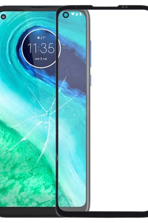 Lente in vetro esterno dello schermo anteriore per Motorola Moto G8 XT2045-1, For Moto G8