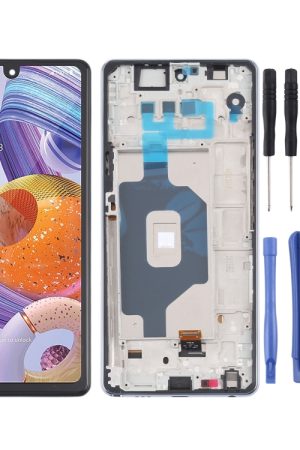 Schermo LCD e digitalizzatore assemblaggio completo con cornice per LG Stylo 6 / K71 LMQ730TM LM-Q730TM LMQ730HA LM-Q730HA, For LG Stylo 6 / K71