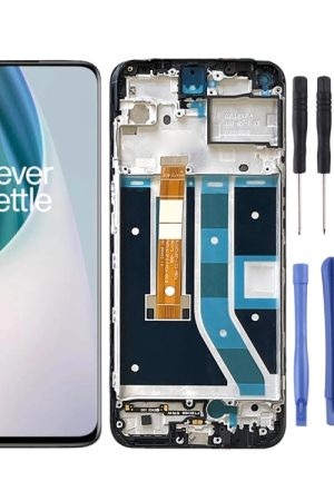 Per OnePlus Nord N100 BE2013 Digitizer assemblaggio completo con schermo LCD OEM con cornice, For OnePlus Nord N100