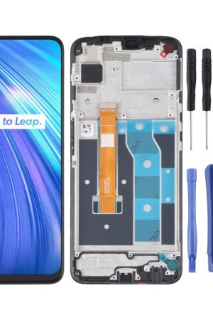 Schermo LCD e digitalizzatore Assemblaggio completo con cornice per OPPO Realme 6 RMX2001