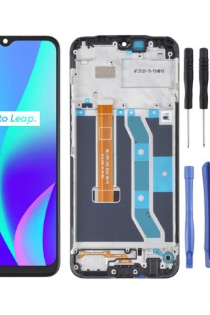 Schermo LCD originale e digitalizzatore Assemblaggio completo con cornice per OPPO Realme C15 RMX2180 (versione standard MTK)