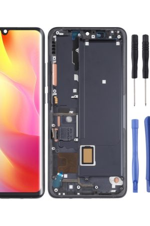 Schermo LCD in materiale AMOLED e digitalizzatore assemblaggio completo con cornice per Xiaomi Mi Note 10 Lite M2002F4LG, For Xiaomi Mi Note 10 Lite (AMOLED)