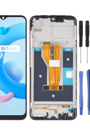 Schermo LCD originale e digitalizzatore Assemblaggio completo con cornice per OPPO Realme C20 / Realme C21 / Realme C11 (2021)