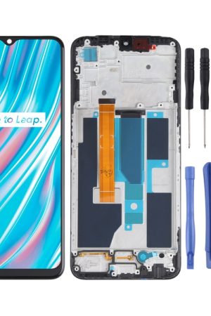 Schermo LCD originale e digitalizzatore Assemblaggio completo con cornice per OPPO A55 5G / Realme V11 5G PEMM00 PEMM20 PEMT00 PEMT20