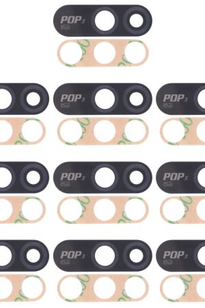 Per Tecno Pop 3 Plus Obiettivo per fotocamera posteriore da 10 pezzi