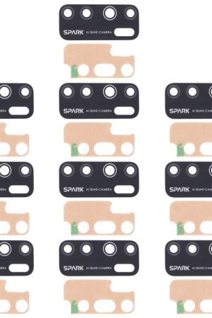 Per Tecno Spark 5 / Spark 5 pro KE5, KD7 Obiettivo per fotocamera posteriore da 10 pezzi