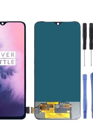 Per OnePlus 7 GM1905 GM1901 GM1900 GM1903 con assemblaggio completo del digitalizzatore, schermo LCD TFT con identificazione delle impronte digitali non supportato