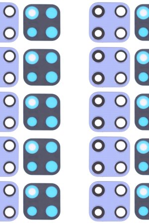 10 PZ Lente per fotocamera posteriore per Motorola Moto G 5G Plus XT2075 XT2075-2 XT2075-3