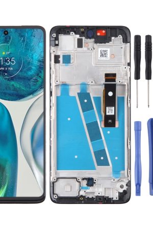 Schermo LCD originale per Motorola Moto G52 Digitizer Assemblaggio completo con cornice