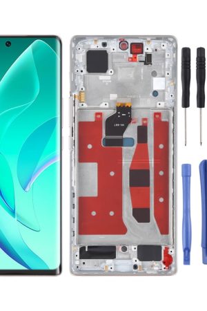 Schermo LCD originale e digitalizzatore assemblato completo con cornice per Honor 60, For Honor 60 (OLED), For Honor 60