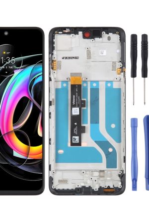 Schermo LCD OLED originale per Motorola Edge 20 Fusion / Edge 20 Lite Digitizer Assemblaggio completo con cornice
