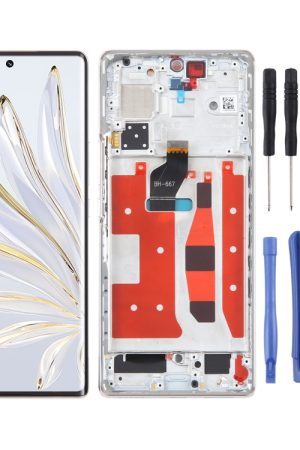 Schermo LCD originale per Honor 70 Digitizer Assemblaggio completo con cornice, For Honor 70  (Original)