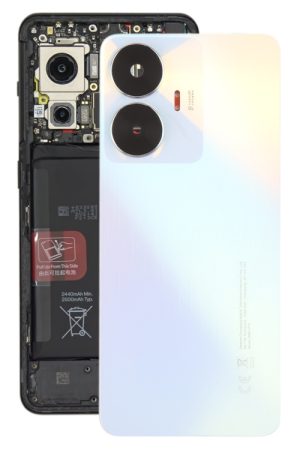 Per Realme C55 Cover posteriore batteria originale con copriobiettivo fotocamera, For Realme C55