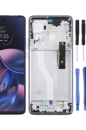 Per Motorola Edge 2022 OEM LCD Screen Digitizer assemblaggio completo con cornice, For Motorola Edge 2022