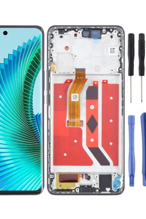 Per Honor Magic6 Lite Digitalizzatore schermo LCD originale assemblaggio completo con cornice, For Honor Magic6 Lite (Original)