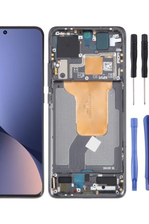 Per Xiaomi 12 digitalizzatore schermo LCD in materiale AMOLED originale assemblaggio completo con cornice, For Xiaomi 12(Original)