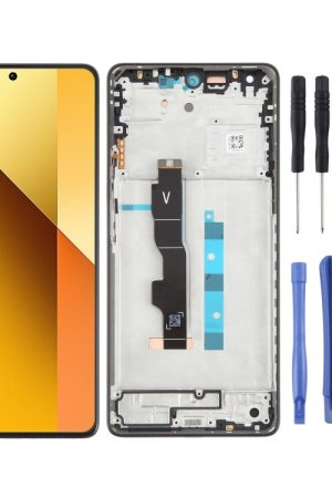 Per Xiaomi Redmi Note 13 5G digitalizzatore schermo LCD in materiale AMOLED originale assemblaggio completo con cornice, For Xiaomi Redmi Note 13 5G(Original)