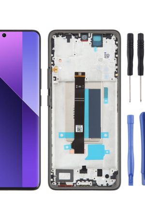 Per Xiaomi Redmi Note 13 Pro + digitalizzatore schermo LCD in materiale AMOLED originale assemblaggio completo con cornice, For Xiaomi Redmi Note 13 Pro+(Original)